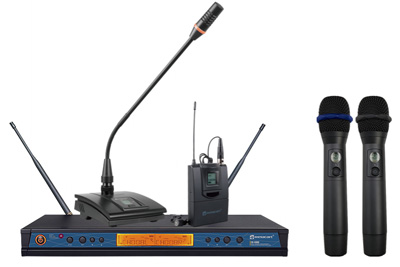 Беспроводная разнесенная микрофонная система UHF ER-5900